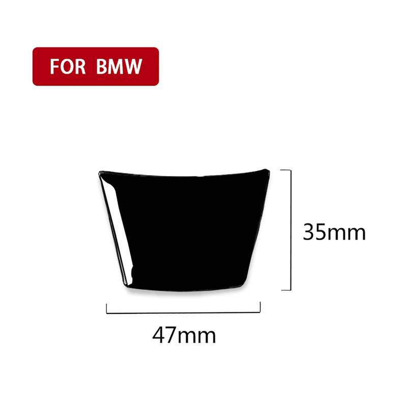 Car Steering Wheel Buttons Decorative Sticker for BMW E70 X5 / E71 X6 2008-2013, Left and Right Driv