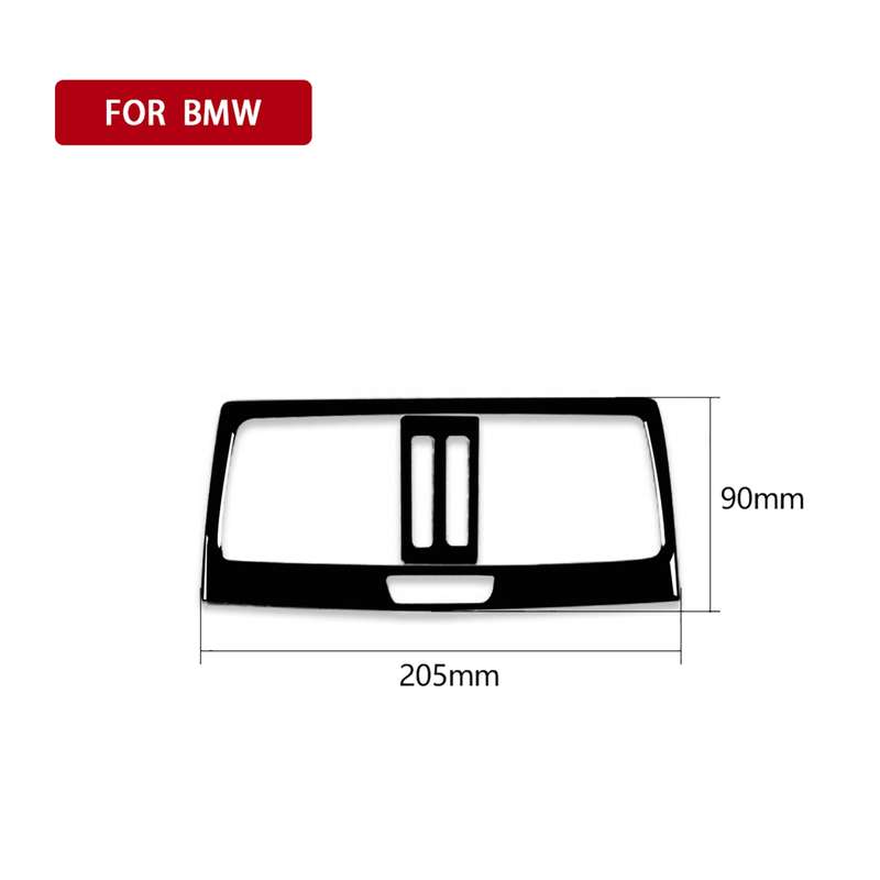 Car Rear Seat Air Vent Type B Decorative Sticker for BMW E70 X5 / E71 X6 2009-2013, Left and Right D