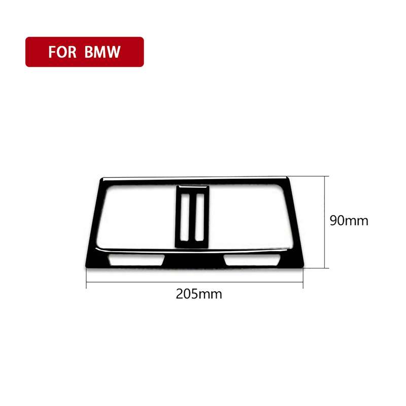 Car Rear Seat Air Vent Type C Decorative Sticker for BMW E70 X5 / E71 X6 2009-2013, Left and Right D