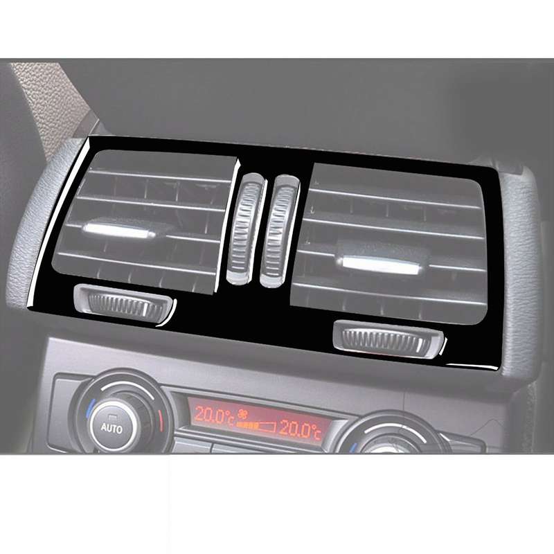 Car Rear Seat Air Vent Type C Decorative Sticker for BMW E70 X5 / E71 X6 2009-2013, Left and Right D