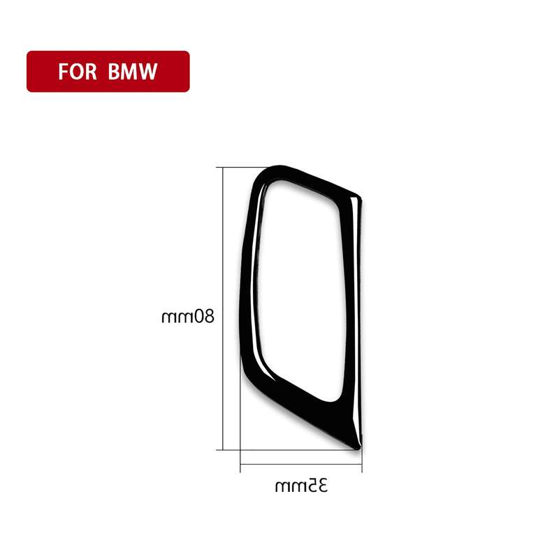 Car Right Drive Key Hole Decorative Sticker for BMW E70 X5 / E71 X6 2009-2013(Black)