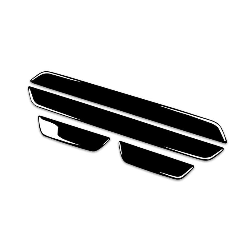Car Door-step Decorative Sticker for BMW X5 E70 2008-2013 / X6 E71 2009-2014, Left and Right Drive
