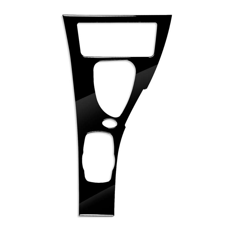 Car Right Drive Gear Panel Decorative Sticker for BMW M3 07-13 E92(Black)