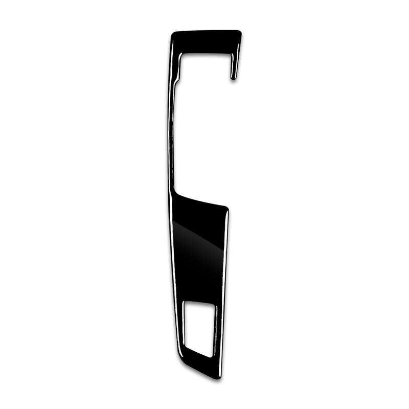 Car Left Drive Gear Panel Single Key Decorative Sticker for BMW Series 5 F10 2011-2017(Black)