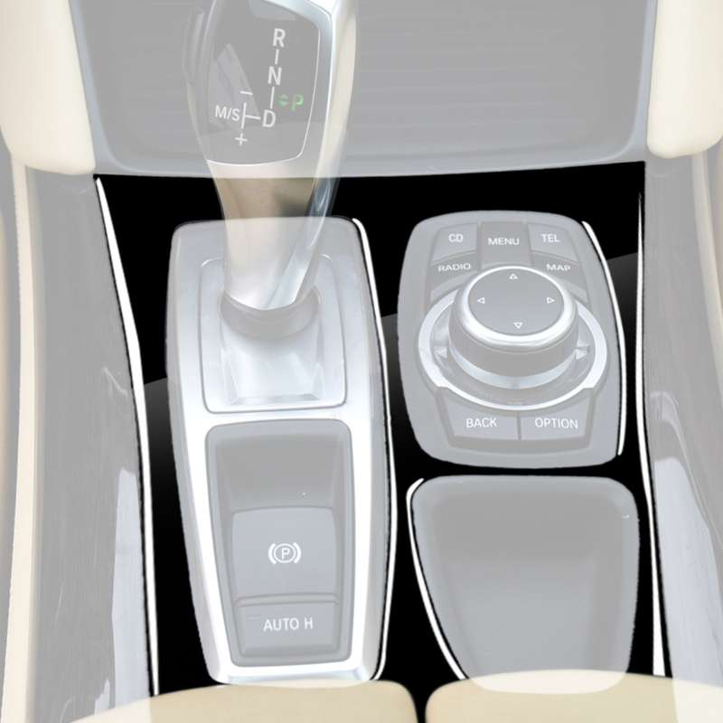 Car Left Drive Gear Panel US Version Decorative Sticker for BMW X5 E70 2008-2013 / X6 E71 2009-2014(