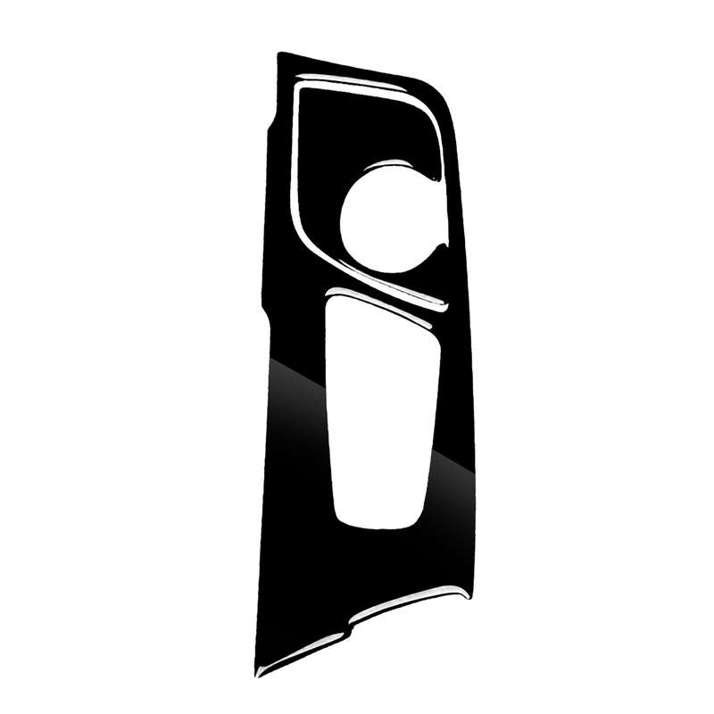 Car Left Drive Gear Panel Decorative Sticker for BMW Series 5 G38 528Li / 530Li / 540Li 2018(Black)