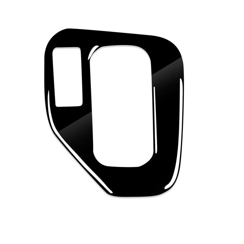 Car Left Drive Gear Panel Decorative Sticker for BMW Series 5 E39 1995-2003(Black)
