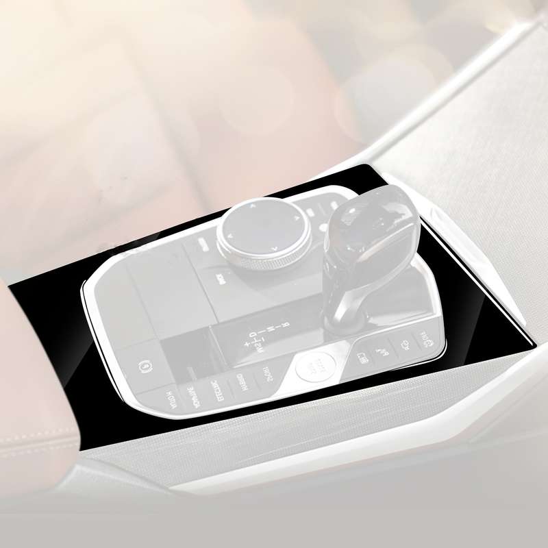Car Right Drive Gear Panel Decorative Sticker for BMW Series 3 G20 G28 325Li 330d 335 2019-2020(Blac