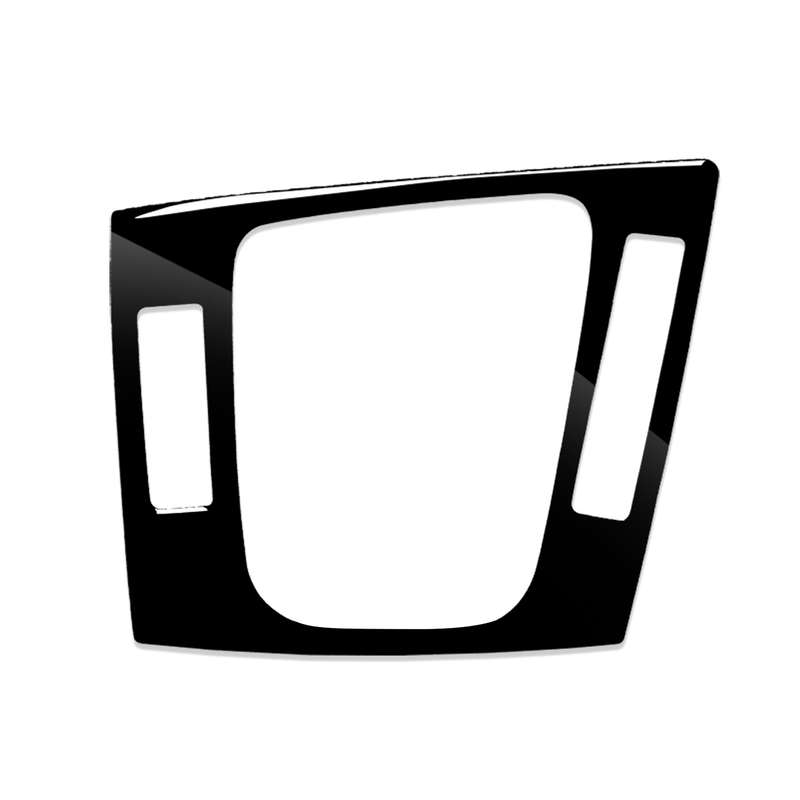 Car Right Drive Central Control Panel Decorative Sticker for BMW Series 3 E46 1998-2005(Black)