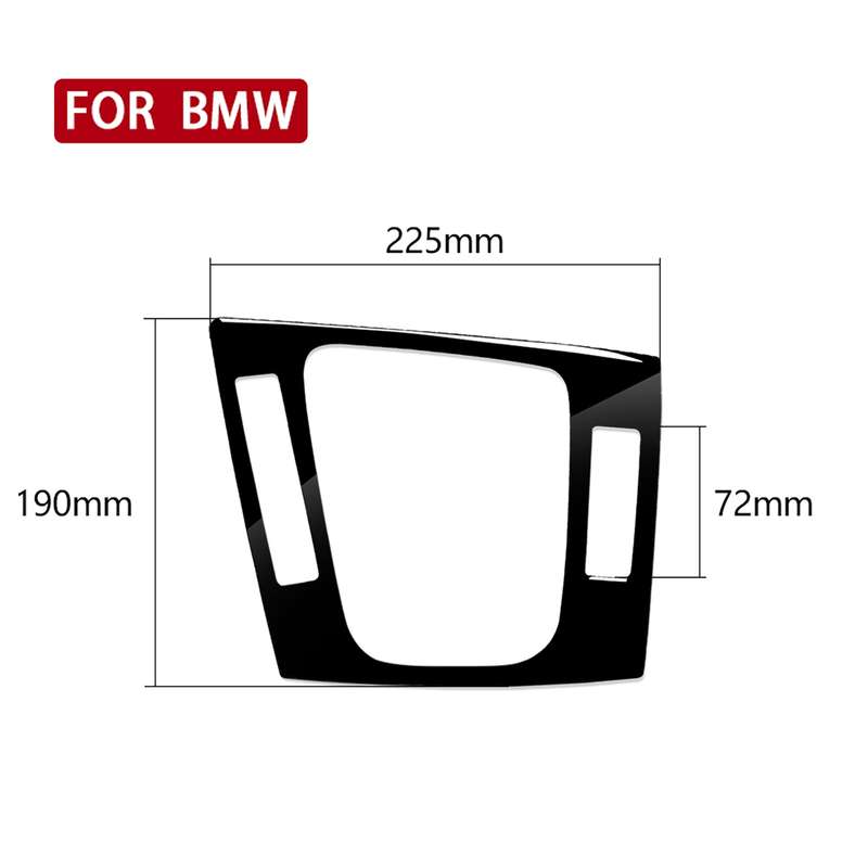 Car Left Drive Central Control Panel Decorative Sticker for BMW Series 3 E46 1998-2005(Black)