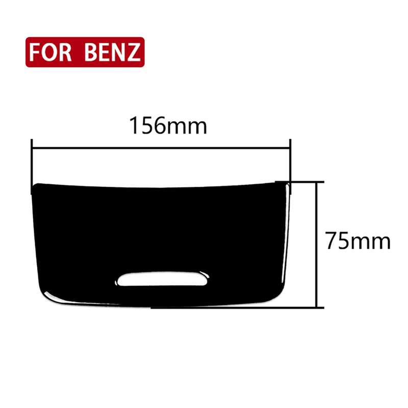 Car Central Cigarette Lighter Cover Decorative Sticker For Mercedes-Benz A-class 2013-2018 / CLA 201