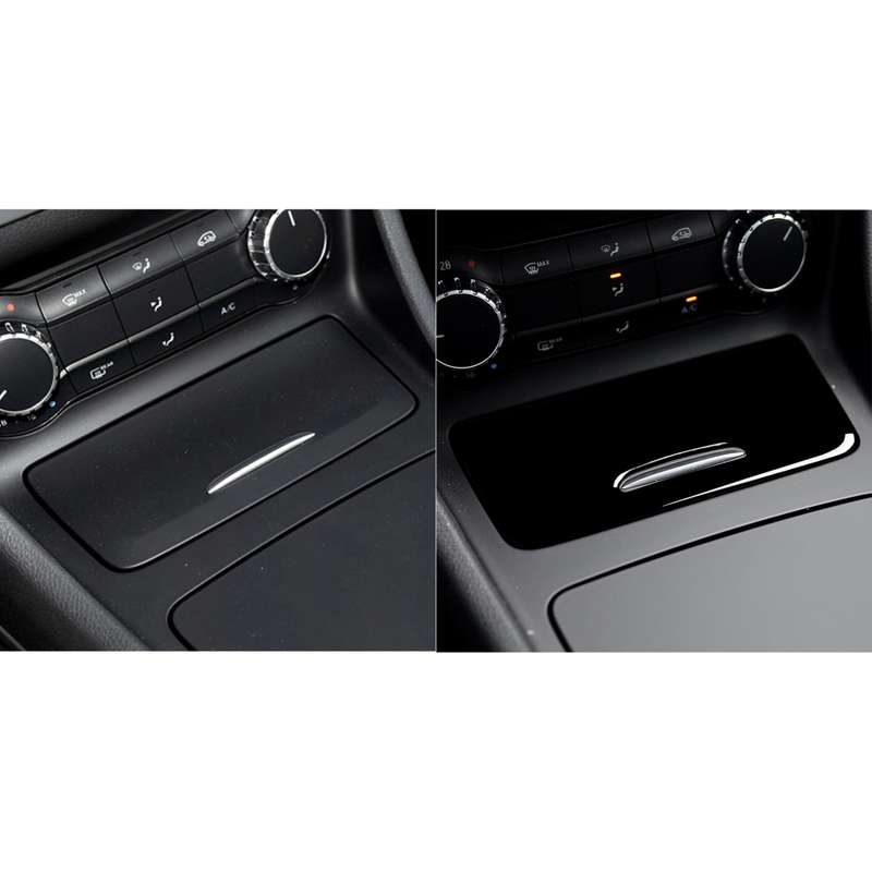 Car Central Cigarette Lighter Cover Decorative Sticker For Mercedes-Benz A-class 2013-2018 / CLA 201