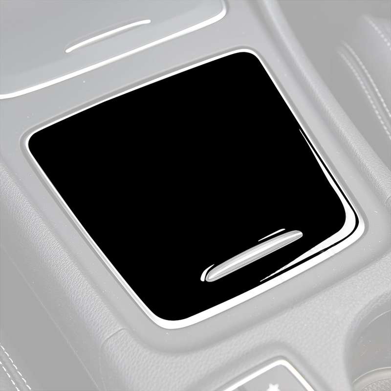 Car Central Storage Box Cover Decorative Sticker For Mercedes-Benz A-class 2013-2018 / CLA 2013-2017