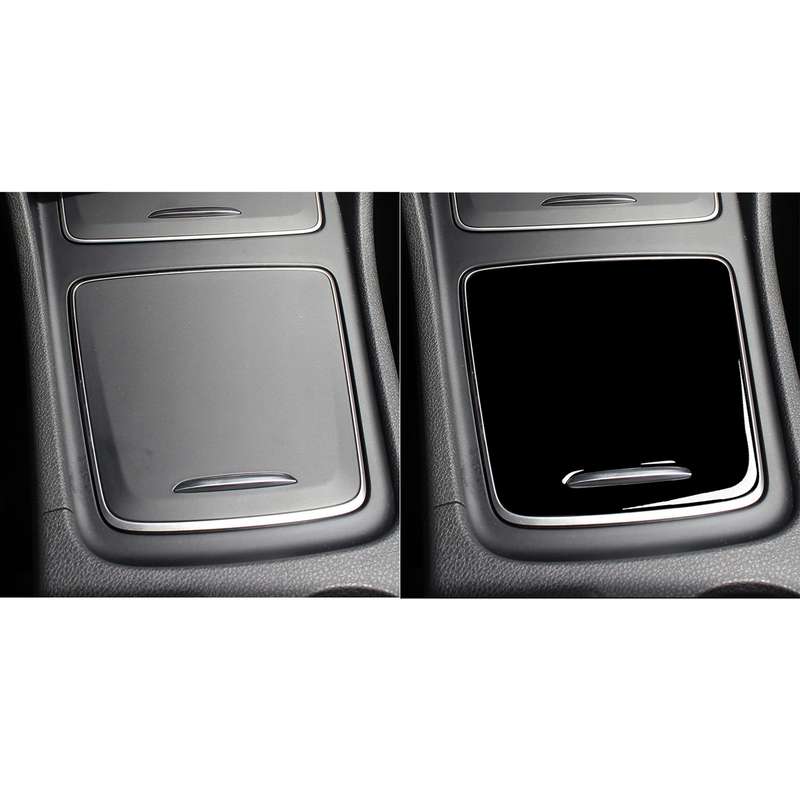 Car Central Storage Box Cover Decorative Sticker For Mercedes-Benz A-class 2013-2018 / CLA 2013-2017