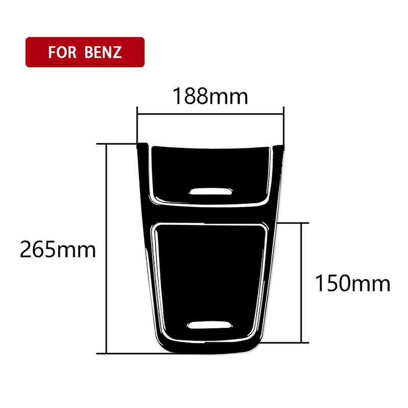 Car Central Control Panel Decorative Sticker For Mercedes-Benz A-class 2013-2018 / CLA 2013-2017 / G