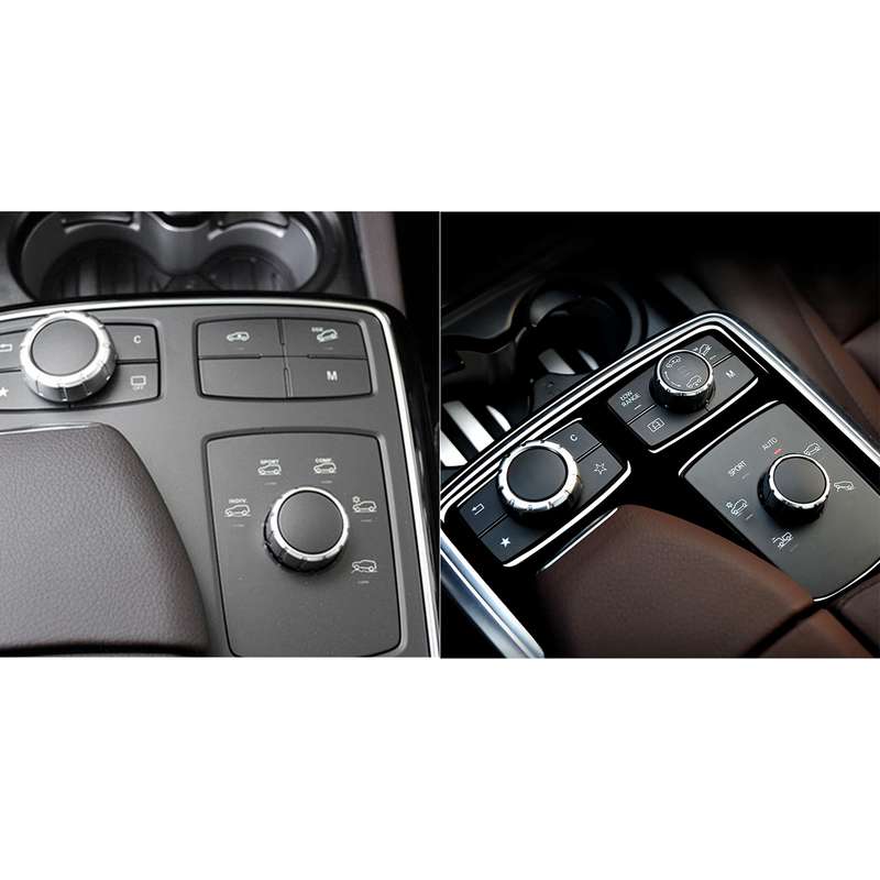 Car Left Drive Central Armrest Box Multimedia Panel Decorative Sticker For Mercedes-Benz GLE 2015-20