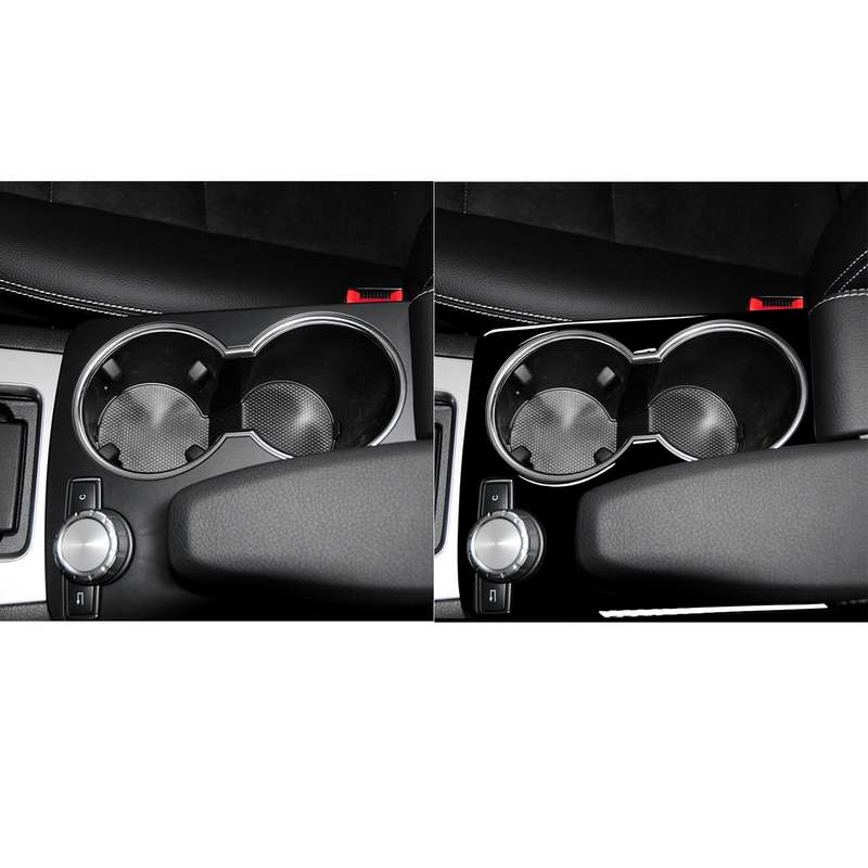 Car Left Drive Central Gear Panel Decorative Sticker For Mercedes-Benz 2007-2014 C-class W204 C180 C