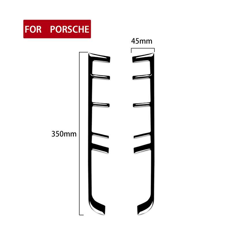 Car Function Button Frame Decorative Sticker For Porsche Panamera 2010-2016, Left and Right Drive Un