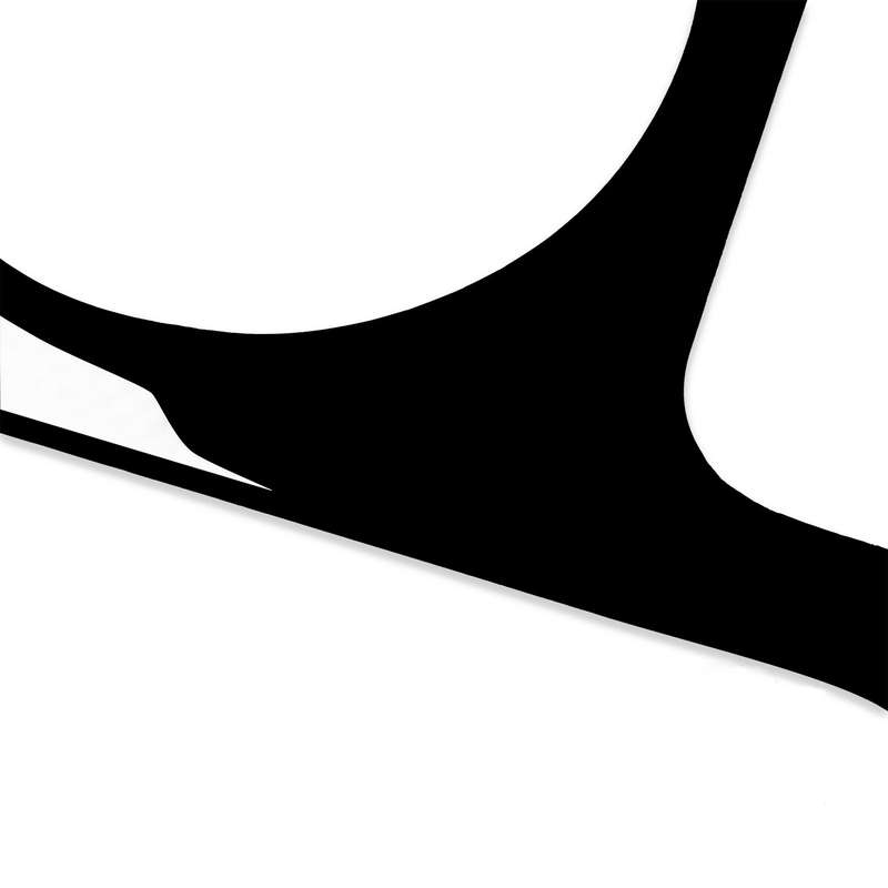 For Porsche Macan 2014-2021 Car Gear Panel Decorative Sticker, Left and Right Drive Universal (Black