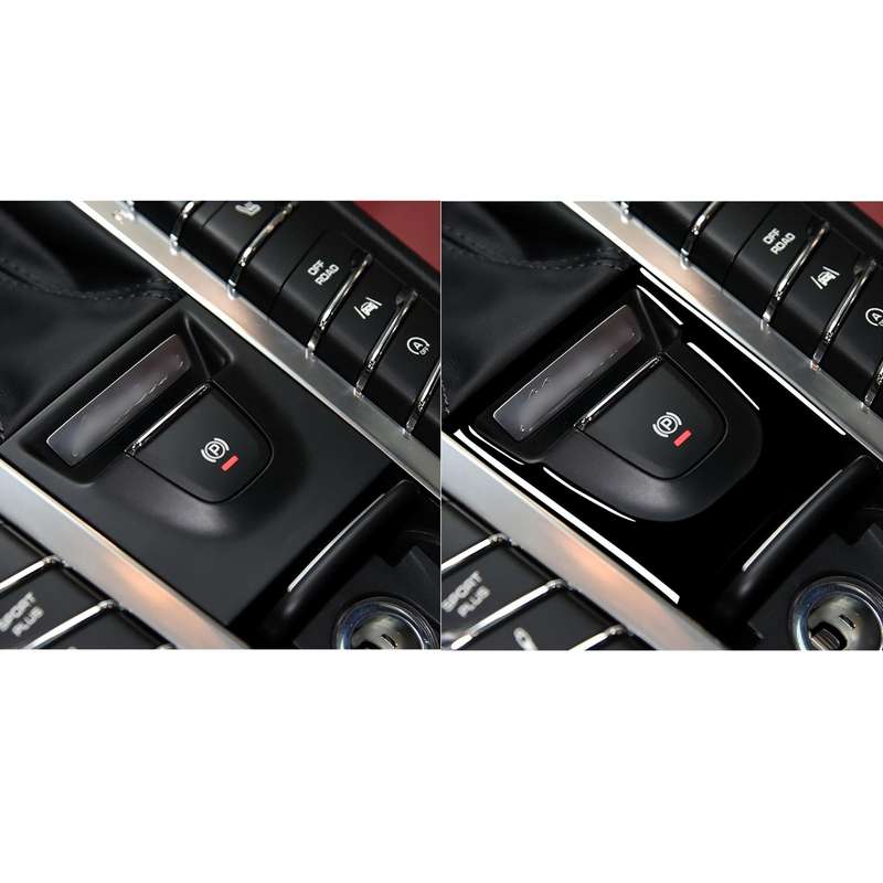 For Porsche Macan 2014-2021 Car Electronic Handbrake Panel Decorative Sticker, Left and Right Drive