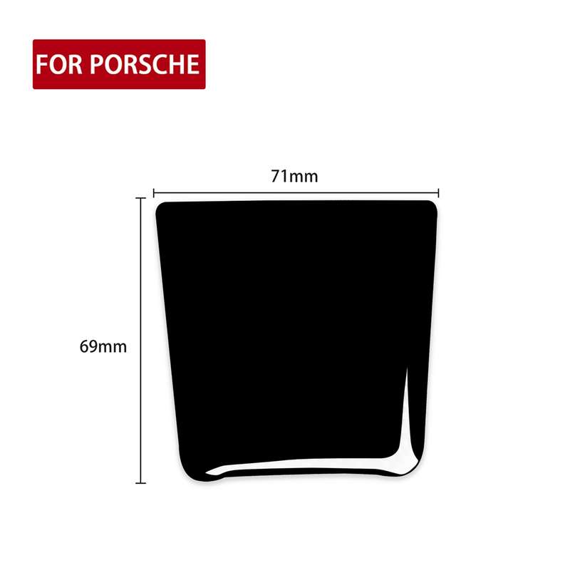 For Porsche Macan 2014-2021 Car Battery Cover Decorative Sticker, Left and Right Drive Universal (Bl