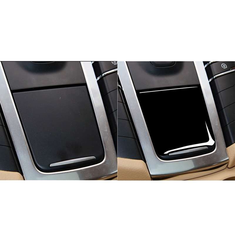 For Porsche Macan 2014-2021 Car Battery Cover Decorative Sticker, Left and Right Drive Universal (Bl