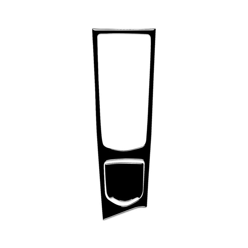 Car Left Drive Central Multimedia Panel Decorative Sticker For Porsche Panamera 2010-2016 (Black)