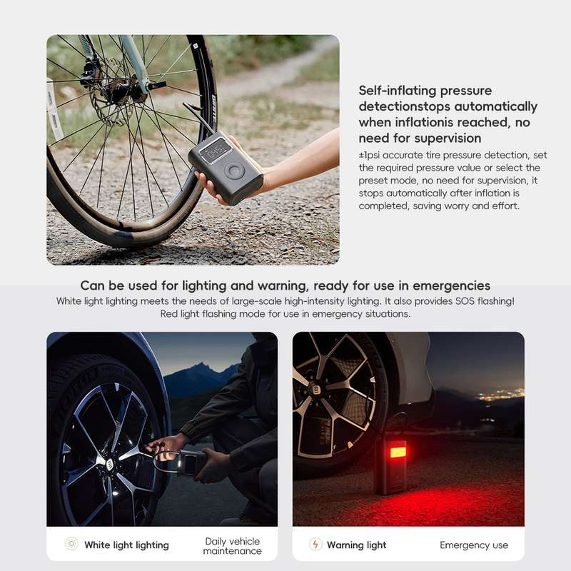 Xiaomi Mijia Air Pump 2 Pro Portable Electric Air Compressor Mi Inflatable Treasure 150psi High Pres