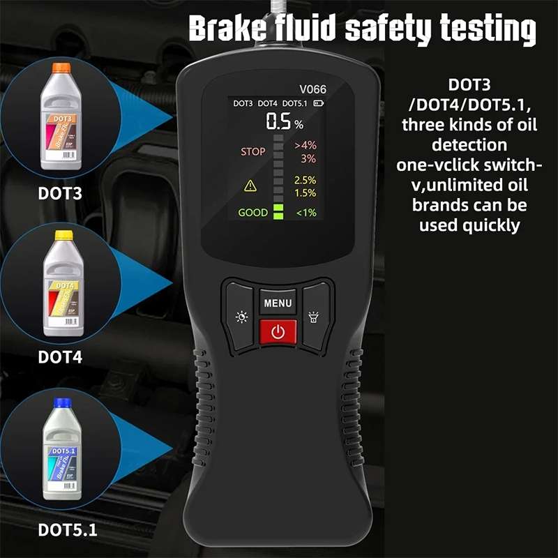 V066 Car Brake Fluid Detection Pen Moisture Tester