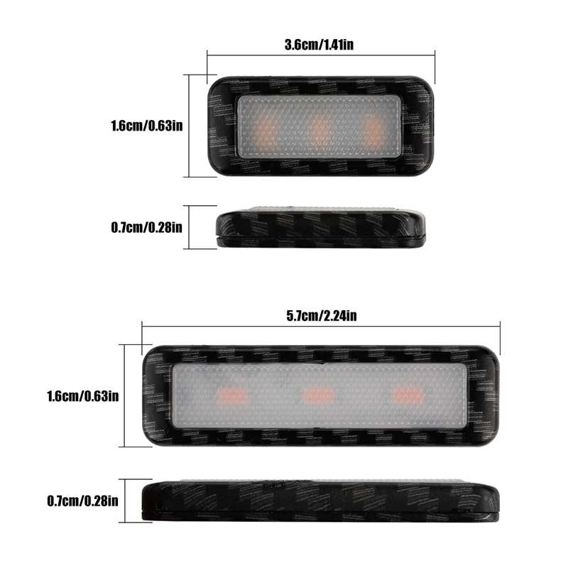 Car 4 in 1 LED Ambient Light Door Decorative Light (Ice Blue Light)