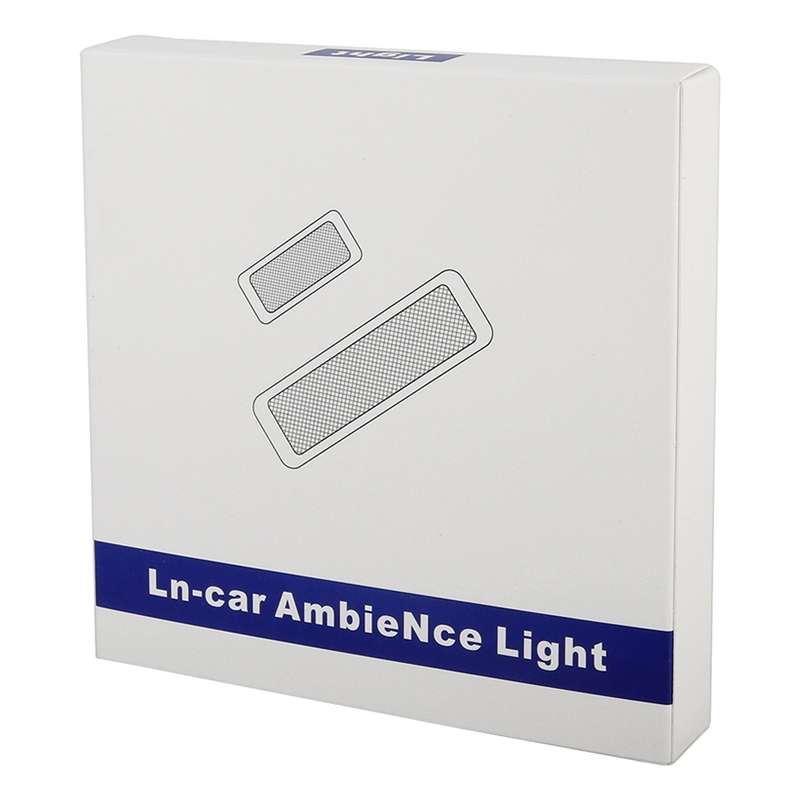 Car 4 in 1 LED Ambient Light Door Decorative Light (Ice Blue Light)