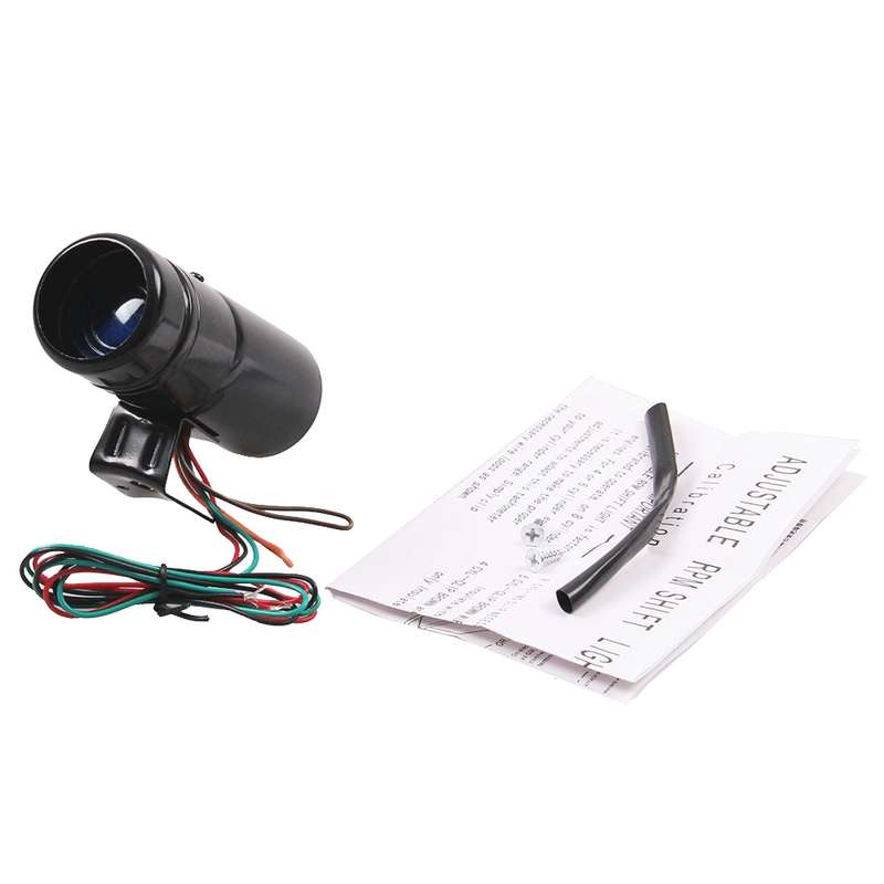 Universal Car / Motorcycle Led Adjustable Tachometer RPM Tacho Gauge Pro Shift Light (Blue Light)