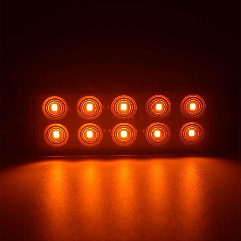 2pcs Car / Truck 10LEDs Side Marker Indicator Lights Bulb Lamp (Orange)