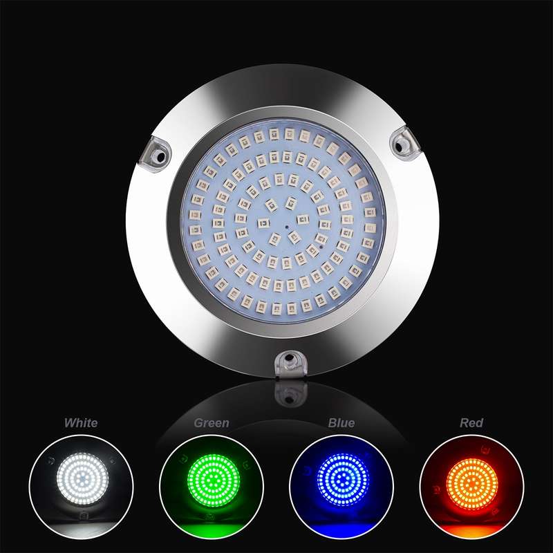 Ship / Yacht 10-30V 90LEDs Waterproof Stainless Steel Underwater Light (Blue Light)