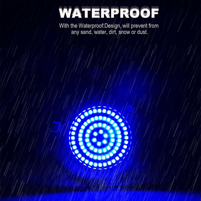 Ship / Yacht 10-30V 90LEDs Waterproof Stainless Steel Underwater Light (Blue Light)