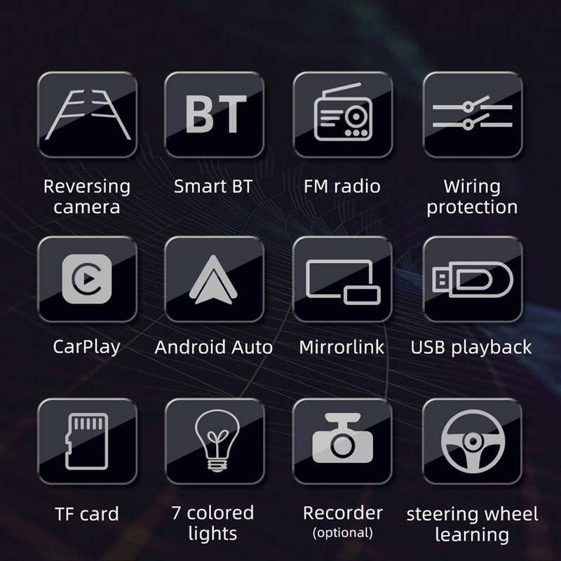 4 inch 800x480P Car Radio Receiver MP5 Player, Support FM & Bluetooth & SD Card with Remote Control