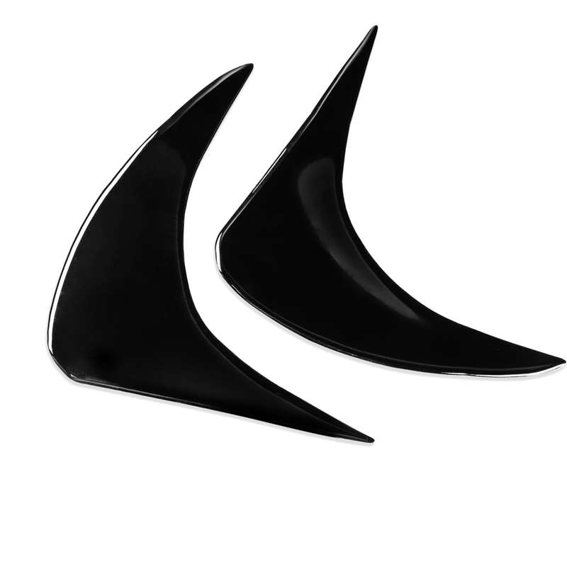 Pair Car Front Lamp Eyebrow Soft Decorative Sticker for Toyota GT86 2013-2020