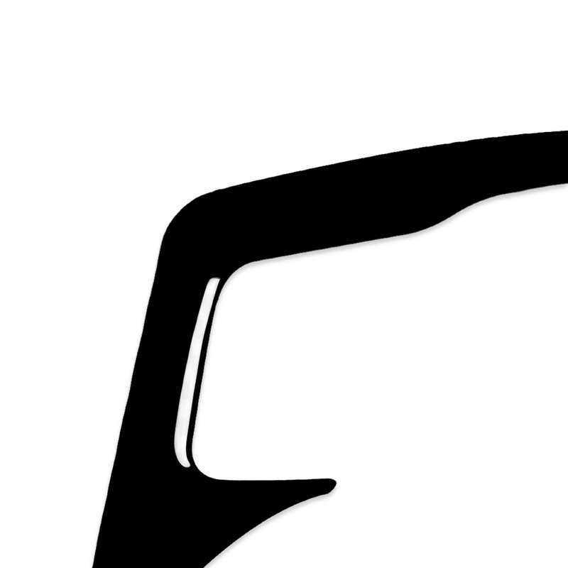 For Nissan 370Z Z34 2009- Car Central Control Heating Button Decorative Sticker, Left and Right Driv