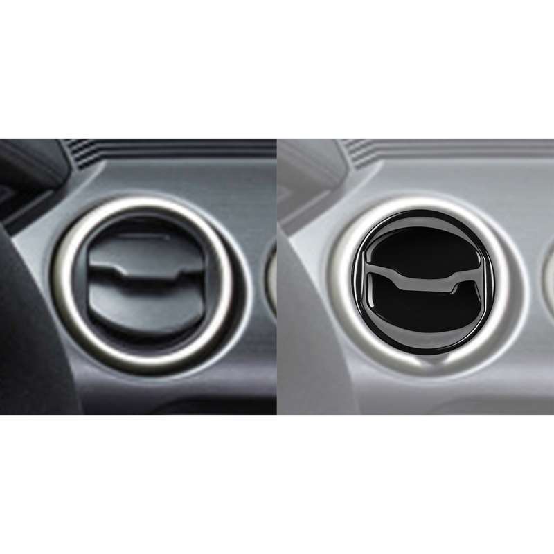 For Ford Mustang 2015-2020 6 in 1 Car Air Outlet Decorative Sticker, Left and Right Drive Universal