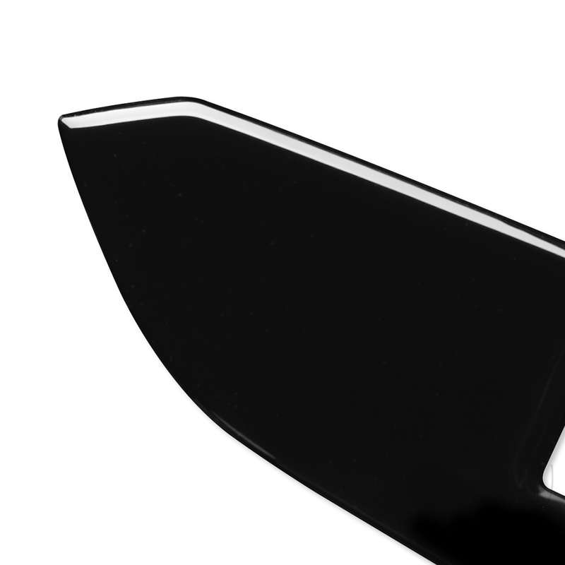 For Ford Mustang 2015-2020 4 in 1 Car Window Lift Panel Decorative Sticker, Left Drive (Black)