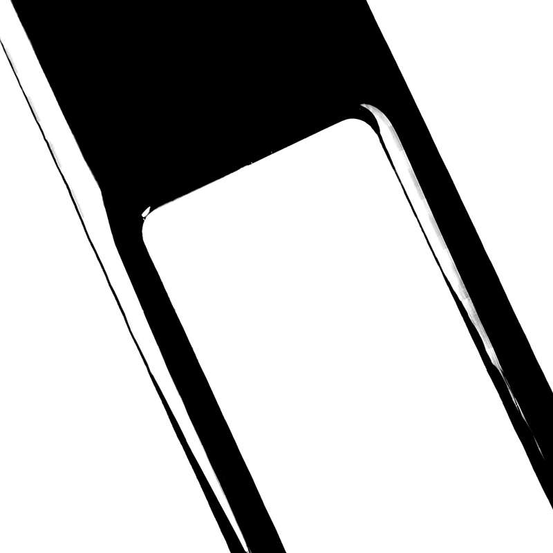For Ford Mustang 2015-2020 Car Threshold Decorative Sticker, Left and Right Drive Universal (Black)