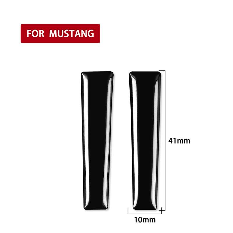 For Ford Mustang 2015-2020 Car Both Sides of Gear Handle Decorative Sticker, Left and Right Drive Un