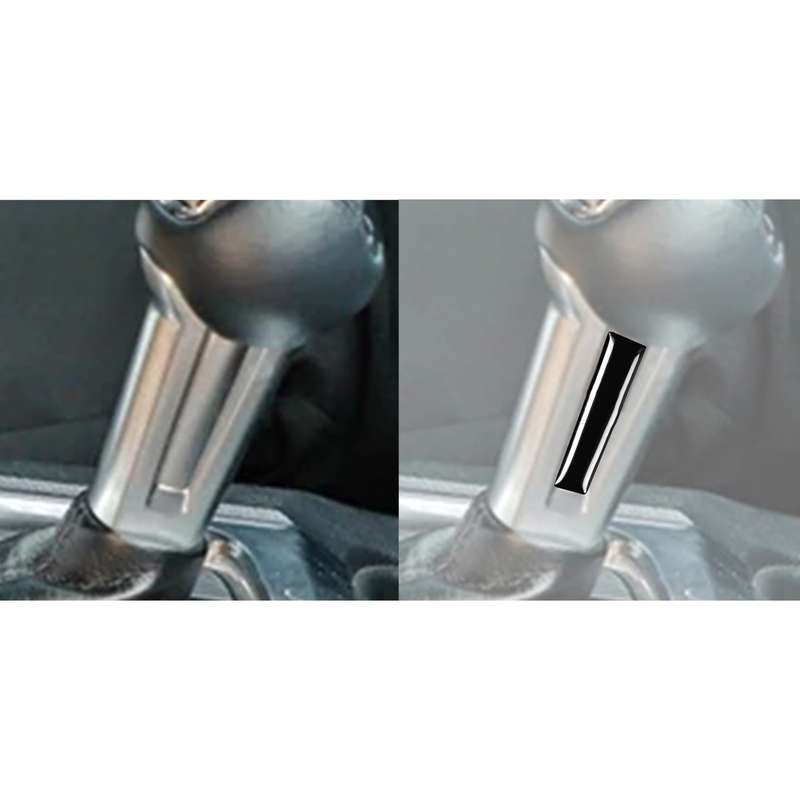 For Ford Mustang 2015-2020 Car Both Sides of Gear Handle Decorative Sticker, Left and Right Drive Un