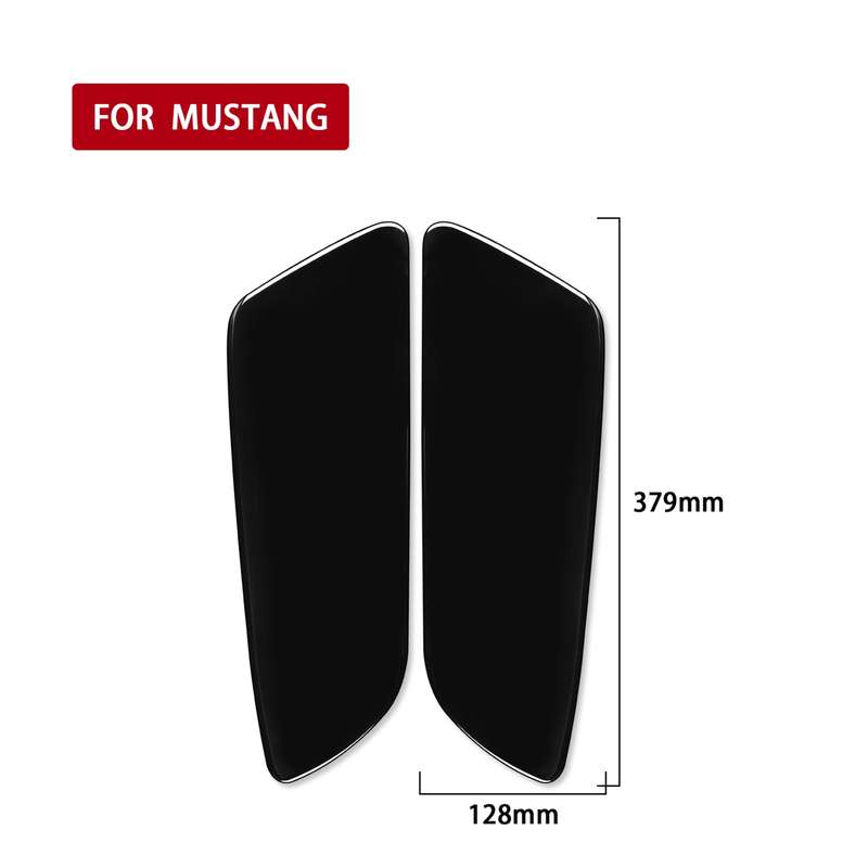 For Ford Mustang 2015-2020 Car Rear Door Panel Decorative Sticker, Left and Right Drive Universal (B