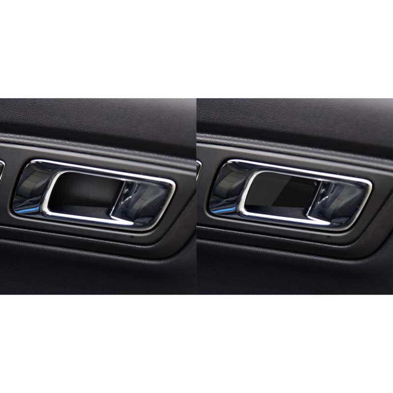 For Ford Mustang 2015-2020 Car Inside Door Bowl Decorative Sticker, Left and Right Drive Universal (