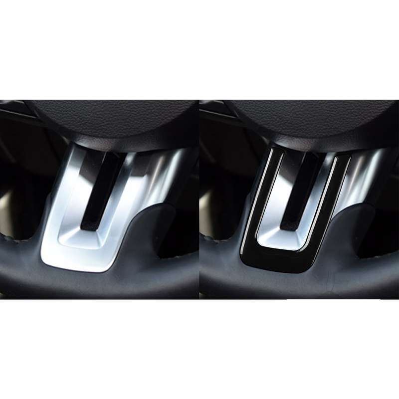 For Ford Mustang 2015-2020 Car Steering Wheel Button Frame Decorative Sticker, Left and Right Drive