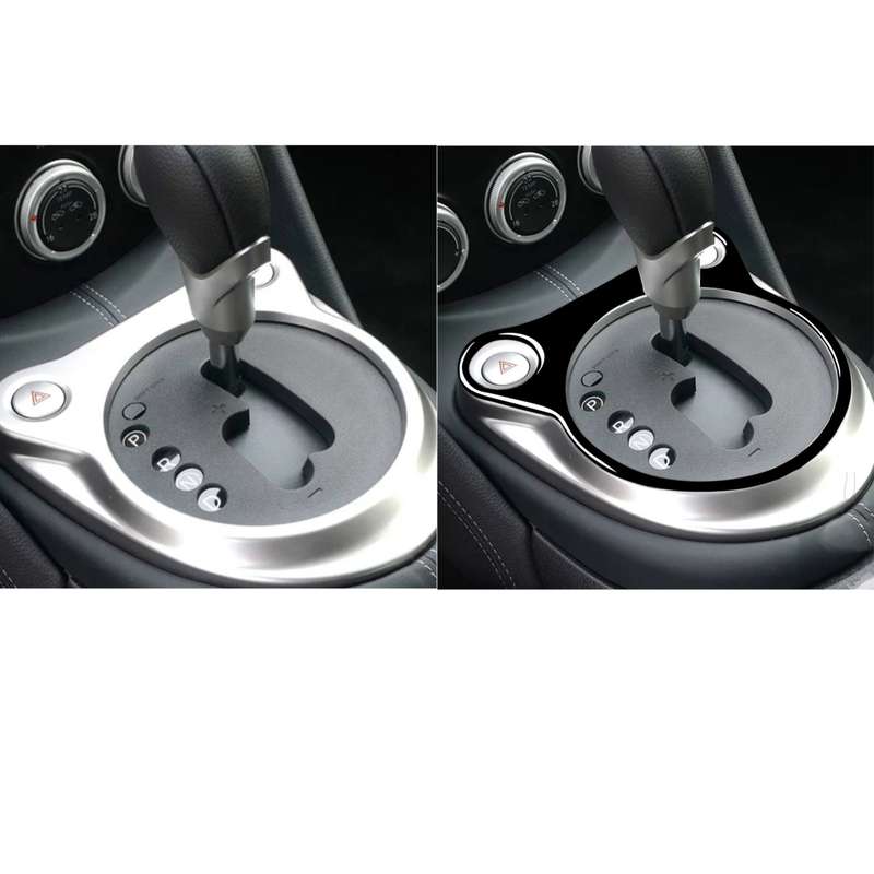 For Nissan 370Z Z34 2009- Car Automatic Gear Console Panel Decorative Sticker, Left and Right Drive
