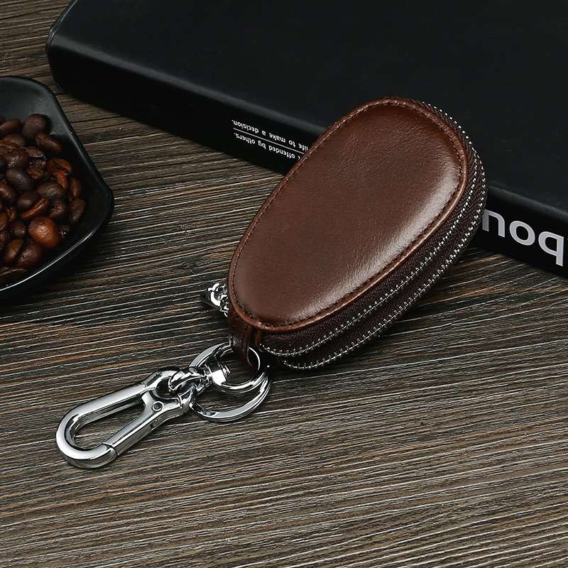TP-9006 Double-deck Multi-function Car Key Bag(Coffee)