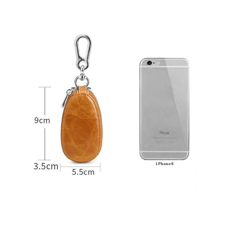 TP-9006 Double-deck Multi-function Car Key Bag(Coffee)
