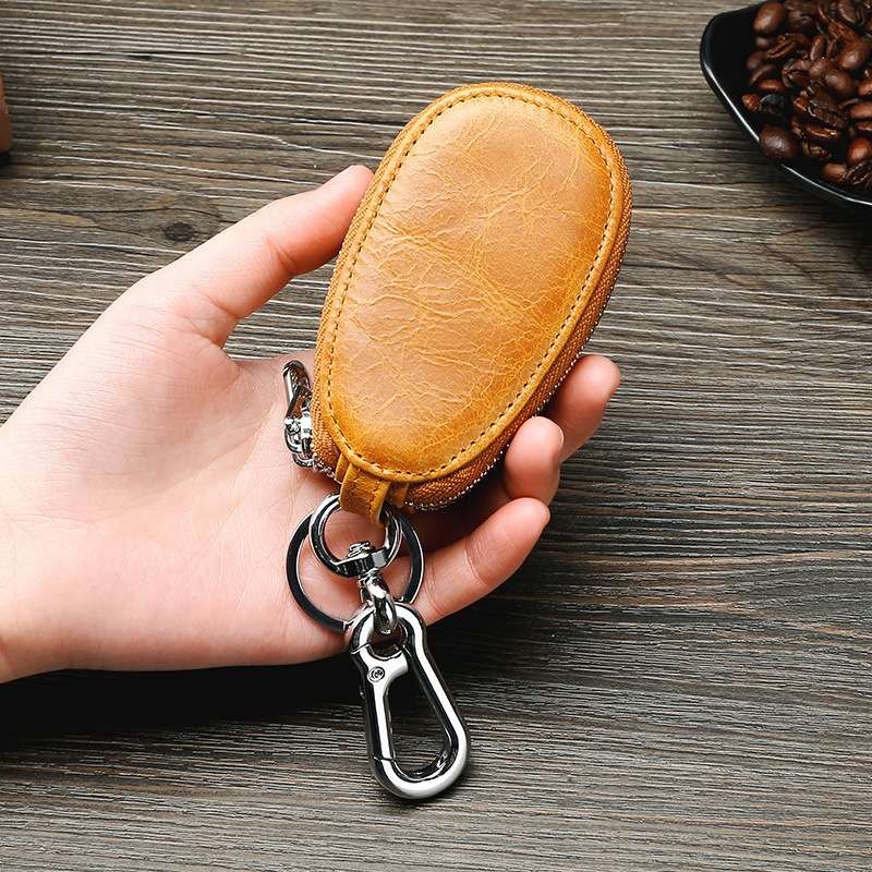 TP-9006 Double-deck Multi-function Car Key Bag(Coffee)